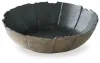 Ashley Furniture A2000895 Aidman - Bowl - Black / Antique Gold Finish