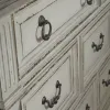 Liberty Furniture 520-BR-CPBDMCN Liberty Furniture 520-BR-CPBDMCN Abbey Park - 5 Piece Bedroom Set (California King Panel Bed, Dresser & Mirror, Chest, Nightstand) - Antique White