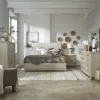 Liberty Furniture 902-BR-KUBDMCN Liberty Furniture 902-BR-KUBDMCN Belmar - 5 Piece Bedroom Set (King Upholstered Bed, Dresser & Mirror, Chest, Nightstand) - Washed Taupe