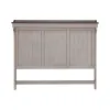 Liberty Furniture 457-BR15M Liberty Furniture 457-BR15M Ivy Hollow - King Mantle Headboard - Weathered Linen / Dusty Taupe