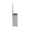 Liberty Furniture 237-BR-DM River Place - Dresser & Mirror - Riverstone White & Tobacco