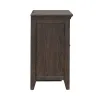 Liberty Furniture 297-BR63 Paradise Valley - 2 Door Bedside Chest With Charging Station - Saddle Brown