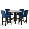 New Classic D400-12 Celeste - Round Counter Table - Espresso
