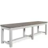 Riverside Furniture 37259 Cora - Dining Bench - Cloud
