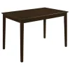 CoasterEveryday 150232 Guillen - 5 Piece Rectangular Dining Table Set - Cappuccino