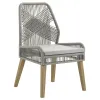 CoasterElevations 110033 Nakia - Woven Rope Dining Side Chairs (Set of 2) - Gray