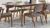 CoasterEssence 105351 Malone - Rectangular Wood Dining Table - Dark Walnut
