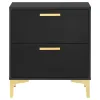 CoasterEveryday 224452 Kendall - 2-Drawer Nightstand - Black