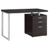 CoasterEveryday 800519 Brennan - 3-Drawer Office Computer Desk - Cappuccino