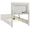 Coaster Fine Furniture 222931T Marceline - Wood Twin LED Panel Bed - White