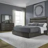 Liberty Furniture 732-BR-DM Cascade Falls - Dresser & Mirror - Satin Espresso