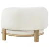 CoasterEveryday 903169 Lawler - Upholstered Barrel Back Accent Chair - Ivory
