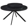 Coaster Fine Furniture 706268-S3 Briggs - 3 Piece Round Coffee And End Table Set - Black
