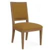 Riverside Furniture 51857 Halbrooke - Upholstered Back Side Chair (Set of 2) - Light Brown