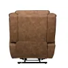 New Classic U5854-16P2-BRN Kyra - Auto Glider Recliner With Power Headrest & Footrest - Saddle