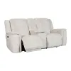 Liberty Furniture 7025PF-23P Clayton - Loveseat With Console P3 & ZG - Galactic Parchment
