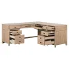 Liberty Furniture 780-HO-LSD Proximity Place - L Shaped Desk - Barley Buff