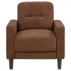 Coaster Fine Furniture 509973 Bowen II - Fabric Upholstered Track Arm Accent Chair - Rust