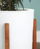 Ashley Furniture A2000427 Dorcey - Planter Set (Set of 2) - White / Brown