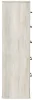 Ashley Furniture B192-46 Cambeck - Five Drawer Chest - Whitewash