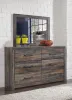 Ashley Furniture B211-31 Drystan - Six Drawer Dresser - Brown / Beige
