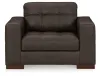 Ashley Furniture 5650623 Luigi - Chair And A Half - Thunder
