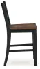 Ashley Furniture D546/23T/23B/724 Valebeck - 4 Pc. - Counter Height Dining Table, 2 Barstools - Multi