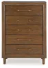Ashley Furniture B615-46 Lyncott - Five Drawer Chest - Brown
