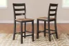 Ashley Furniture D396-124 Gesthaven - Barstool (Set of 2) - Natural / Brown