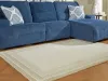 Ashley Furniture R407312 TeeLGan - 5' x 7' Rug - Ivory / Tan