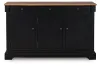 Ashley Furniture D634-80 Wildenauer - Dining Room Buffet - Brown / Black