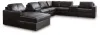 Ashley Furniture 74305S43 Ashley Furniture 74305S43 Modmax II - 8-Piece Sectional With LAF Corner Chaise And Storage Consoles - Black
