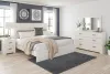 Ashley Furniture B2588B3 Ashley Furniture B2588B3 Stelsie - King Panel Bed - White