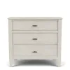 Riverside Furniture 25069 Carmella - Three Drawer Nightstand - Pebble Oak