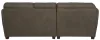 Jackson Furniture Industries 4043/75/42-19 Jackson Furniture Industries 4043/75/42-19 Royce - 2 Piece Sofa Chaise (RSF Loveseat / LSF Chaise) - Brown