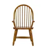 Liberty Furniture 17-C2051 Treasures - Bow Back Arm Chair - Rustic Oak