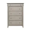 Liberty Furniture 457-BR41 Ivy Hollow - 5 Drawer Chest - Weathered Linen / Dusty Taupe