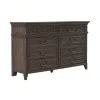 Liberty Furniture 297-BR31 Paradise Valley - 8 Drawer Dresser - Saddle Brown