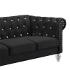New Classic UKD13-30-BLKC New Classic UKD13-30-BLKC Emma Crystal - Sofa - Black