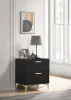 CoasterEveryday 224452 Kendall - 2-Drawer Nightstand - Black
