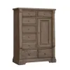 Samuel Lawrence Furniture S958-042 Lawson's Creek - 8-Drawer Door Chest - Dark Brown