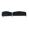 New Classic 23-2034-2NP Empire - 2 Piece Manual Sofa & Loveseat - Black