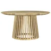 Coaster Fine Furniture 710608 Touhy - Round Solid Wood Cocktail Coffee Table - Natural Mango