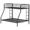 Coaster Fine Furniture 460340BLK Carson - Metal Twin Over Full Bunk Bed - Glossy Black
