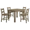 Coaster Fine Furniture 192928-S5 Cardova - 5 Piece Counter Height Dining Table Set - Vineyard Oak