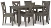 Ashley Furniture D388-425 Caitbrook - RECT DRM Table Set (Set of 7) - Gray