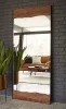 Ashley Furniture A8010197 Panchali - Floor Mirror - Brown / Black