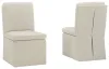 Ashley Furniture D766-02 Krystanza - Dining UPH Side Chair (Set of 2) - Oatmeal