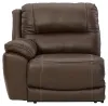 Ashley Furniture U71604S10 Ashley Furniture U71604S10 Dunleith - 9-Piece Power Reclining Sectional - Chocolate