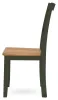 Ashley Furniture D401-01 Ashley Furniture D401-01 Gesthaven - Dining Room Side Chair (Set of 2) - Natural / Green